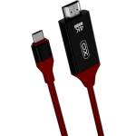 XO (Simple) Кабел XO-GB005 HDMI - Type-C, HD4K, 2м, 30Hz