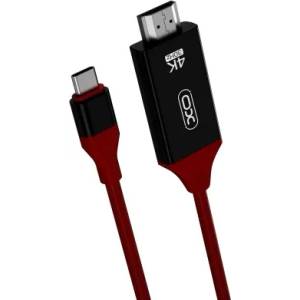 XO (Simple) Кабел XO-GB005 HDMI - Type-C, HD4K, 2м, 30Hz