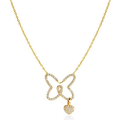 Savicki Náhrdelník žlté zlato, diamanty SAVMAYN-LBR-441