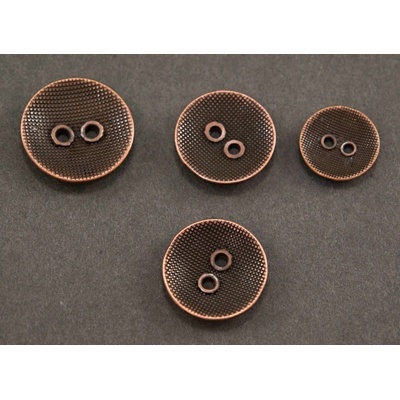 Kovový gombík - staromeď - priemer 2,3 cm