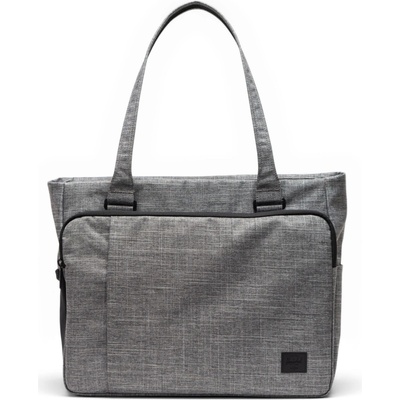 Herschel Kaslo Tote Tech Raven Crosshatch
