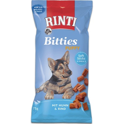 Rinti Dog pochoutka Extra Bits Puppy kuře & Hovězí 75 g