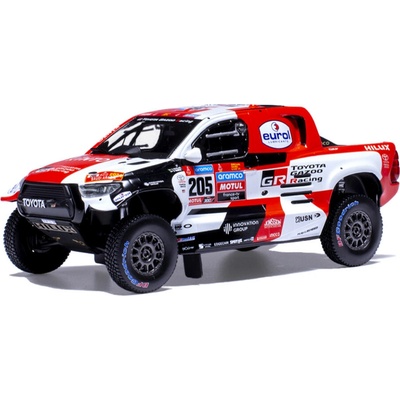 IXO Toyota GR DKR Hilux T1+ Rally Dakar 2023 205 de Villiers Murphy 1:43