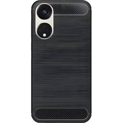 OPPO Carbon Shield TPU калъф за Oppo Reno 8 5G - Черен KP29572