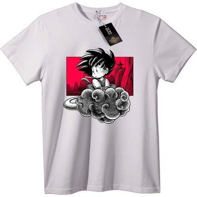 NOONEBRAND Тениска Goku на Летящия Облак - 5XL, Black