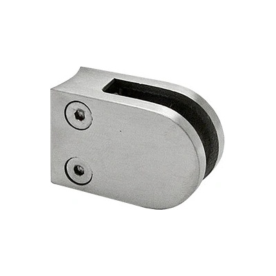 Svorka skla/plechu na trubku ø 42,4 mm, broušená AISI 304