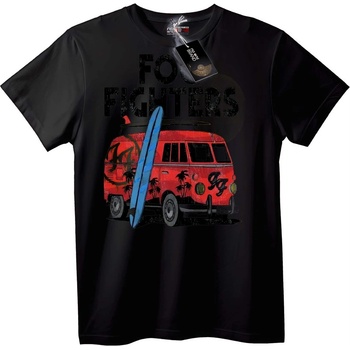 NOONEBRAND Тениска Foo Fighters Ван Сърф - XL, White