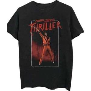 Michael Jackson Thriller White Red Suit Black XL Риза (MJTS07MB04)