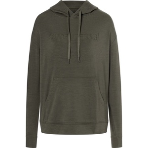 super. natural Дамски вълнен пуловер super. natural Women's Favourite Hoodie - Black Ink - размер XL (105-4296-0415)
