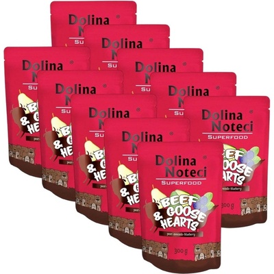 Dolina Noteci Superfood Говежди и Гъши сърца 10 x 300 г