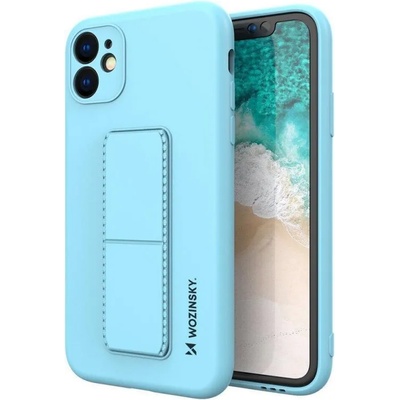 Wozinsky Калъф Wozinsky Kickstand Silicone Case Samsung Galaxy A22 Light Blue
