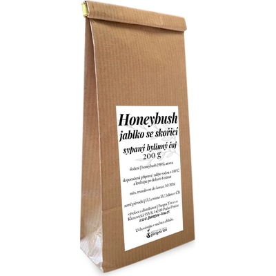 Růžová čajovna Pangea Tea Honeybush jablko se skořicí čaj nečaj 200 g