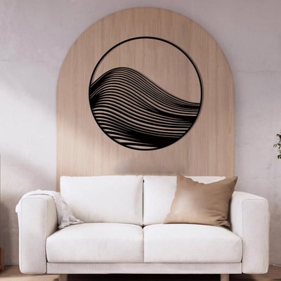 Decono Метална Декорация MonoWave