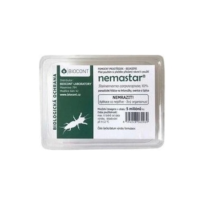 BioTomal Nemastar parazitické hlístice proti krtonožkám, siatniciam a tipuliam