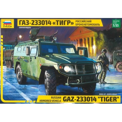 Zvezda ruské obrněné vozidlo GAZ Tiger ZV 3668 1:35