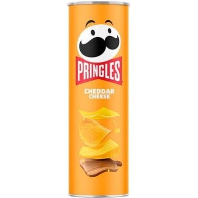 Pringles bramborové chipsy s příchutí sýru Čedar 158 g