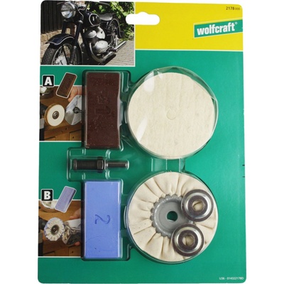 Wolfcraft Leštiaca sada hobby 5 dielna, 2178000