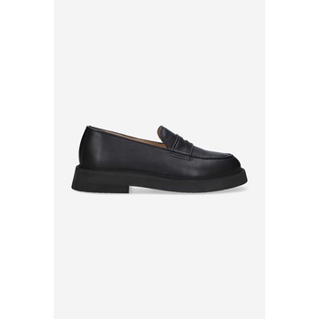 APC Кожени мокасини A. P. C. Mocassins Gael в черно PXBAA-H53274 BLACK (PXBAA.H53274)