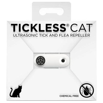 Tickless ultrazvukový odpuzovač klíšťat Mini Cat White