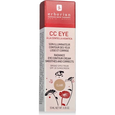 Erborian Rozjasňujúci očný CC krém CC Eye Radinance Eye Contour Cream Clair 10 ml