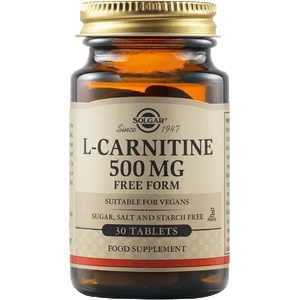 Solgar L-Carnitine 500 mg, 30 tablets