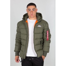 Alpha Industries Hooded Puffer Alpha FD dark green