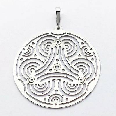 Zlato minerály Stříbrný přívěsek ornament PA1369mn