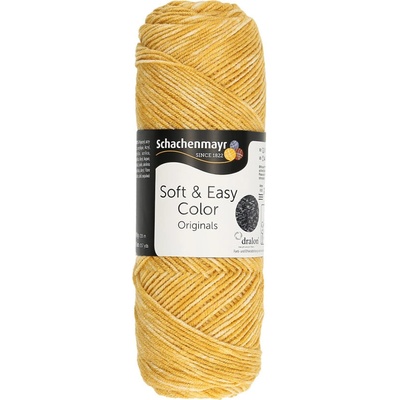 Soft Easy color 100g 00086 žltý melír
