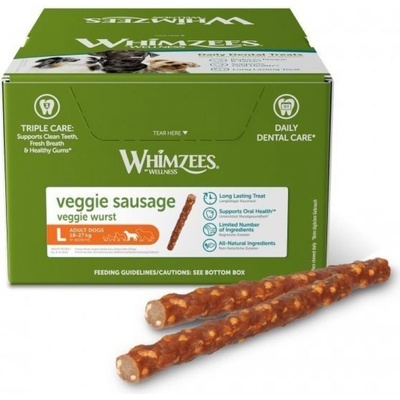 WHIMZEES Veggie párek dentální L 18-27 kg 50 ks