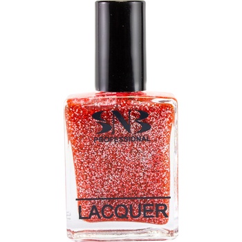 SNB Лак за нокти snb Галя, оранжев, брокат, 15 мл (nlc30)