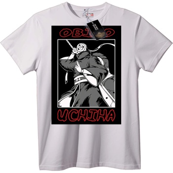NOONEBRAND Тениска Obi Uchiha от Anime - L, White