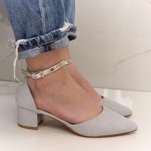 Dámske sandále KALIA strieborné