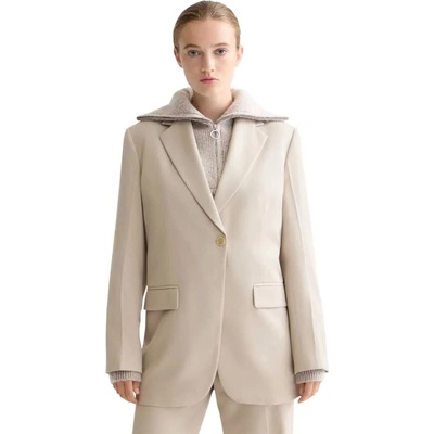 Scotch & Soda Сако Scotch & soda Gabardine Single Breasted blazer - Beige (Plaza Taupe)