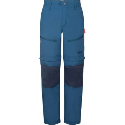 Trollkids Детски панталон със свалящи крачоли Trollkids Kid's Nordfjord Zip-Off Pants Walking trousers - Madeira Blue - размер 128 (EU) (701-1740-0717)