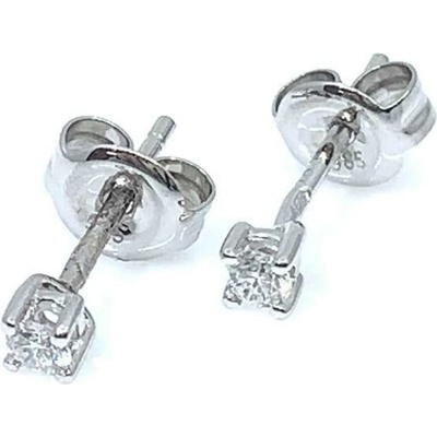 Jan Kos jewellery zlaté náušnice s briliantem 83000076