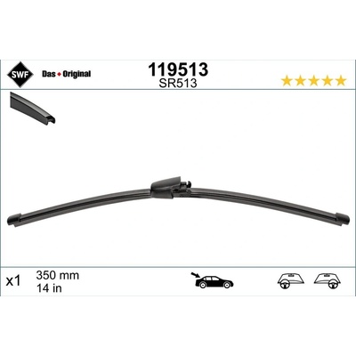 SWF Visioflex Rear 350 mm 119513