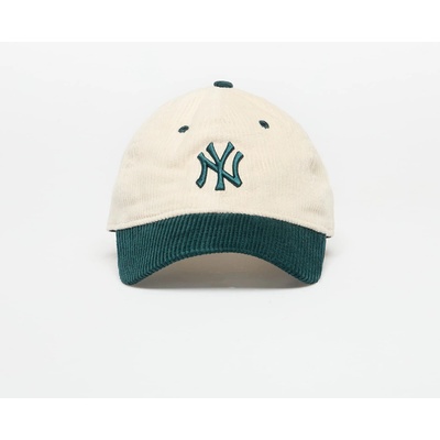 New Era New York Yankees 9TWENTY Block Cord Cap Light Cream/ Dark Green