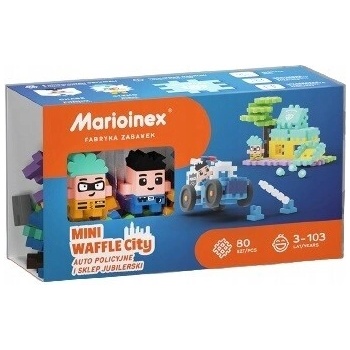 Marioinex Mini wafle Policejní auto a klenotnictví