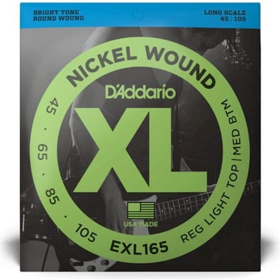 D'ADDARIO EXL165 Regular Light Top/Medium Bottom - .045 -.105