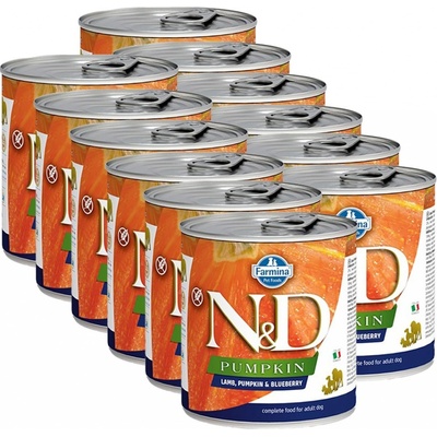 N&D Dog Pumpkin Lamb & Blueberry 12 x 285 g