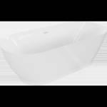Mexen Roxy свободно стояща вана 180 x 85 см, бяла, бял преливник - 51201808500-20 (51201808500-20)