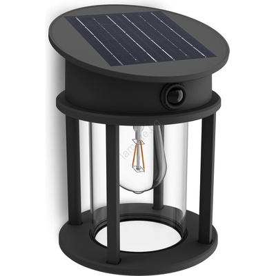 LED соларен стенен сензор GERI LED/3, 2W/3, 7V 2700K IP44 (P6577)