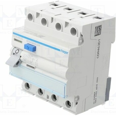 Hager 63A 30mA 250A CDA463D