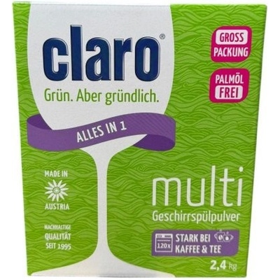 Claro prášek do myčky Multifunkční 2,4 kg 120 PD