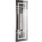 InterCeramic Колона за баня ICP 40120 - 15x40x120 см, Бял гланц с LED огледало (ICP 40120)