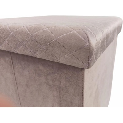 DOMOLETTI Pouf Mateo, růžový, 38 cm x 38 cm x 38 cm