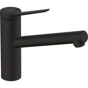 Hansgrohe Zesis M33 150 матово черен кухненски смесител с едноръкохватков механизъм и 1 струя (74806670)