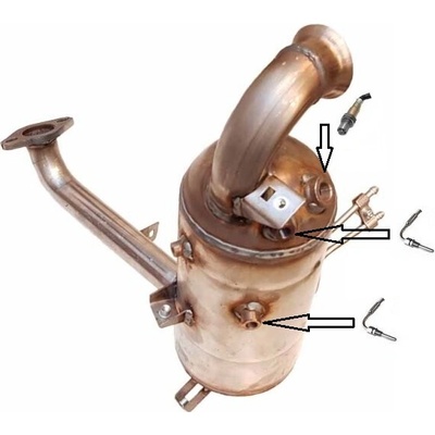JMJ 1090DPF filtr výfuku FORD C-Max 1 (03-10) 1.6 TDCi , FORD Focus 2 (04-11) 1.6 TDCi , MAZDA 3 1 (03-09) 1.6 CiTD , VOLVO C30 1 (06-13) 1.6 TD , VOLVO S40 2 (03-12) 1.6 TD , VOLVO S80 2 (06-16) 1.6 – Zboží Mobilmania