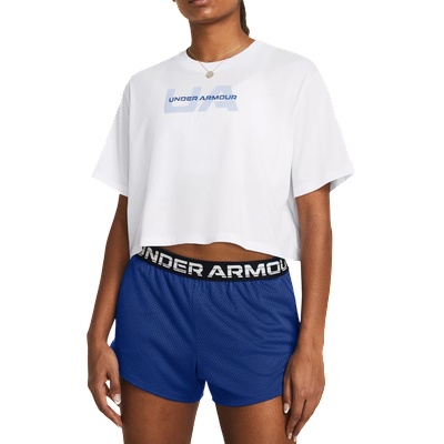 Under Armour Тениска Under Armour UA W BOXY CROP BRANDED SS 1386846-100 Размер L