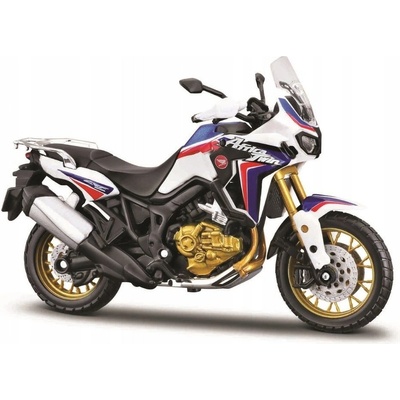 MAISTO Model Honda Africa Twin DCT Modro-červ.-biela 1:18
